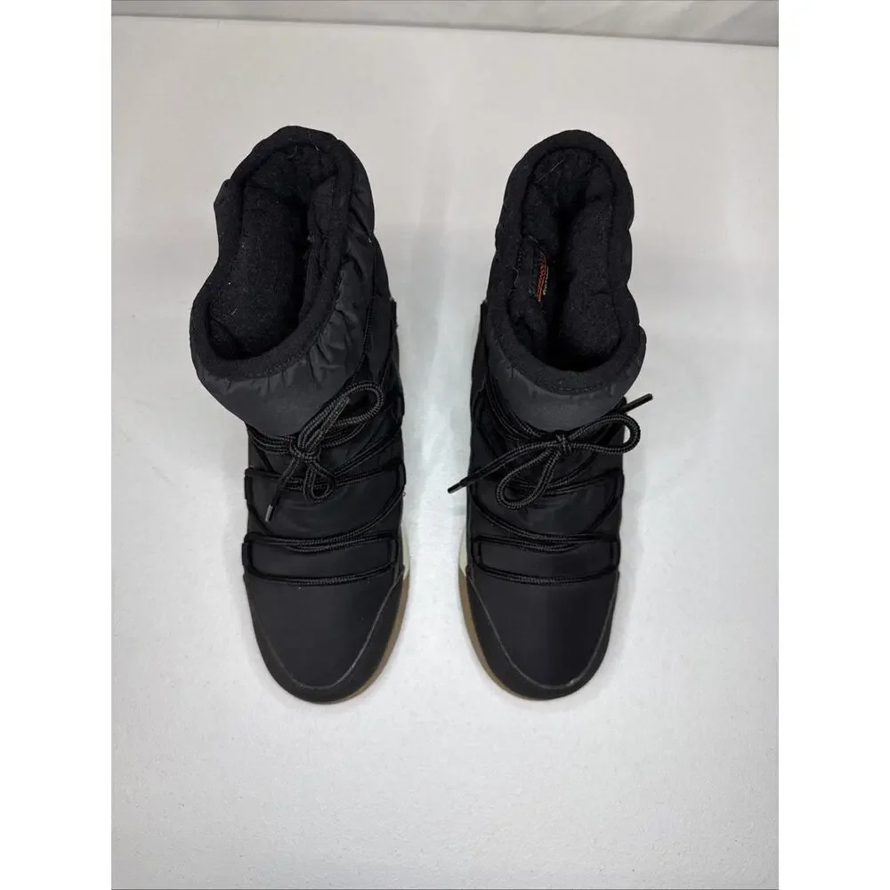 Women's Cara Black Winter Boots Water-repellent Size 7